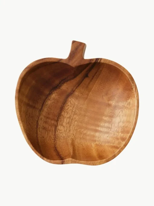 Handgemachte Schälchen Fruit aus Akazienholz, 2 Stück