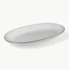 Handgemachte Servierplatte Nordic Sand, L 30 cm