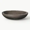Handgemachte Servierschale Nordic Coal, Ø 34 cm