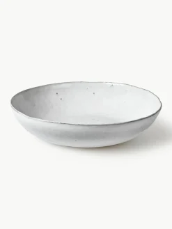 Handgemachte Servierschale Nordic Sand, Ø 34 cm