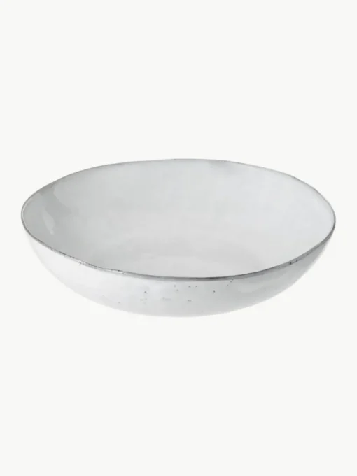 Handgemachte Servierschale Nordic Sand, Ø 34 cm