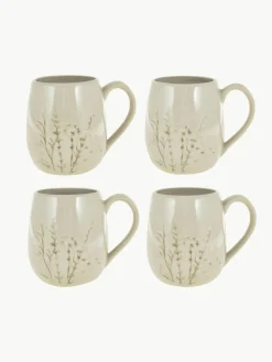 Handgemachte Tasse Bea mit Gräser-Motiv