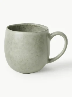 Handgemachte XL Teetassen Nordic Marsh, 2 Stück