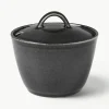 Handgemachte Zuckerdose Nordic Coal