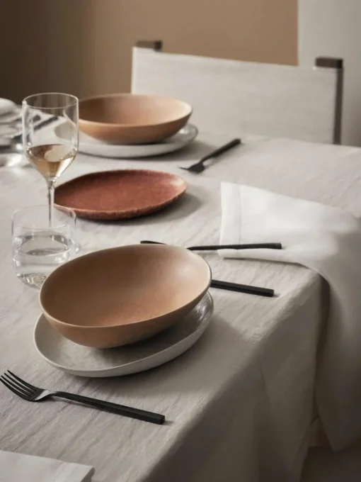 Handgemachtes Geschirr-Set Macey, 4 Personen (12-tlg.)