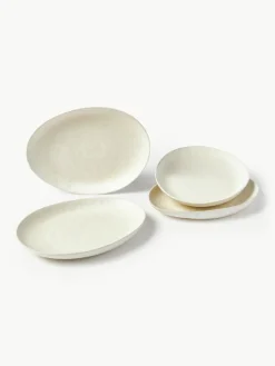 Handgemachtes Geschirr-Set Macey, 4 Personen (12-tlg.)