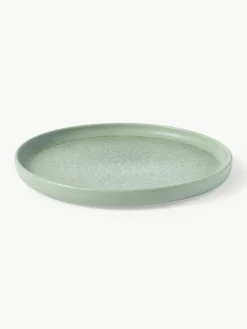 Handgemachtes Geschirr-Set Pam mit reaktiver Glasur, 4 Personen (12-tlg.)