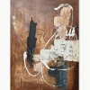 Handgemaltes Leinwandbild Rust