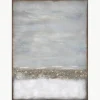 Handgemaltes Leinwandbild Abstract Horizon mit Holzrahmen