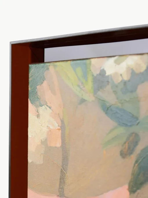 Handgemaltes Leinwandbild Higher mit Holzrahmen