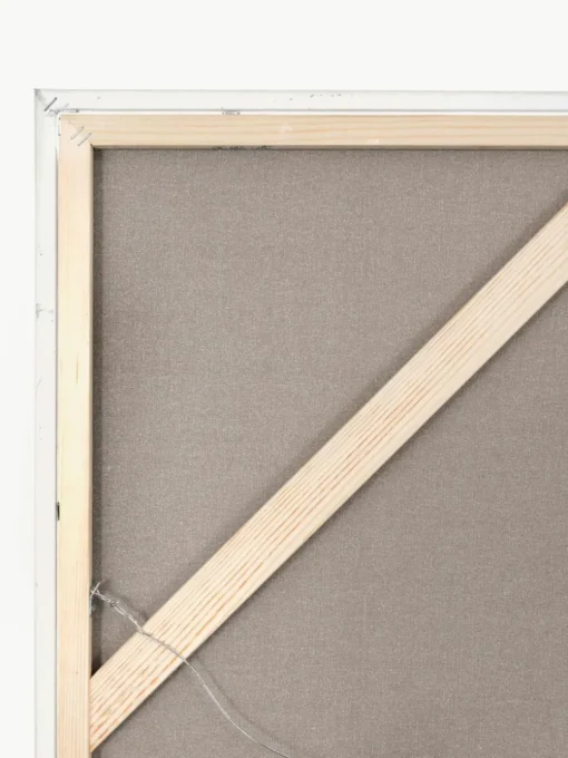 Handgemaltes Leinwandbild Blueplay mit Holzrahmen
