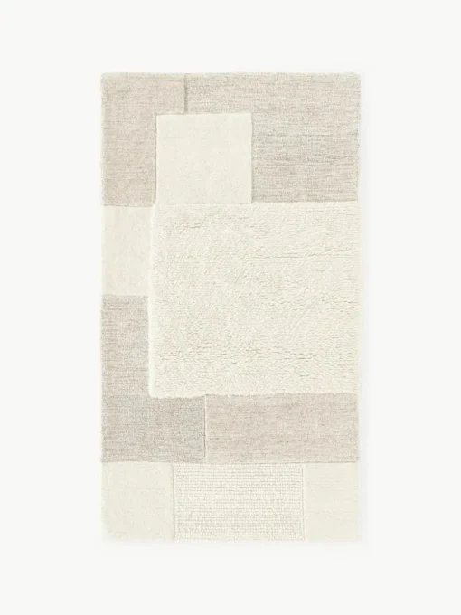 Handgetufteter Hochflor Teppich Titus