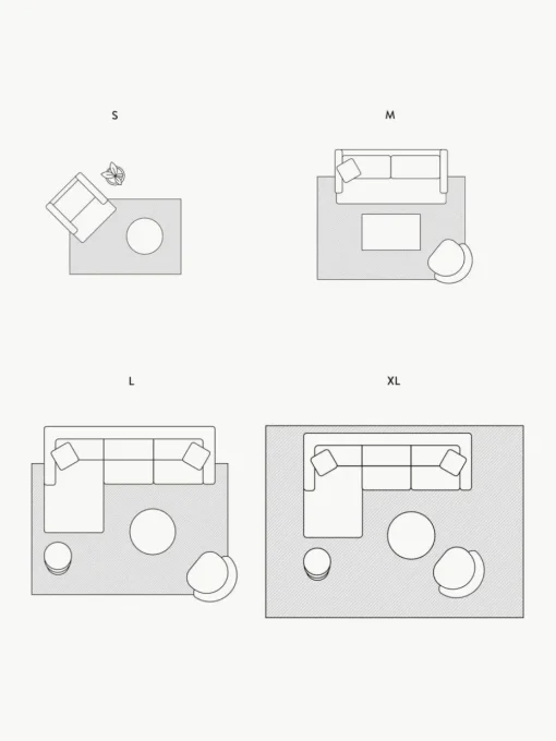 Handgetufteter In- & Outdoor-Teppich Skara