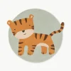 Handgetufteter Kinderteppich Savannah aus Wolle