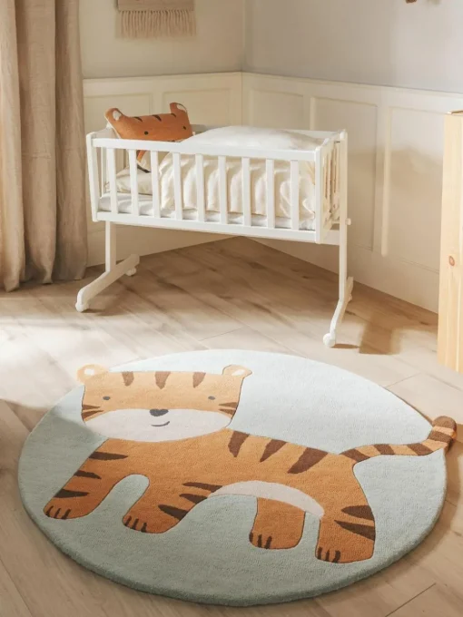 Handgetufteter Kinderteppich Savannah aus Wolle