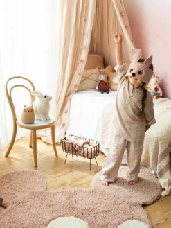 Handgetufteter Kinderteppich Miss Mighty aus Wolle, waschbar
