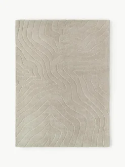 Handgetufteter Wollteppich Aaron