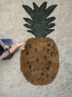 Handgetufteter Wollteppich Fruiticana