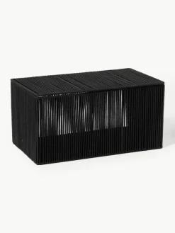 Handgewebte Aufbewahrungsboxen Gabe aus Seil, 2er-Set