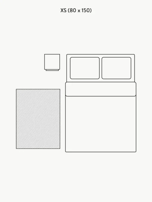Handgewebter Baumwollteppich Lora
