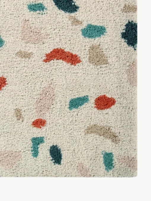 Handgewebter Kinderteppich Terrazzo, waschbar