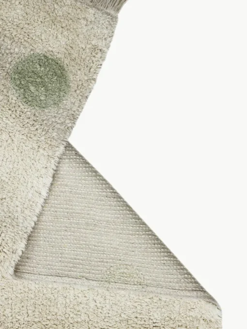 Handgewebter Kinderteppich Hippy Dots, waschbar