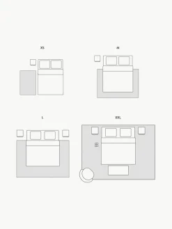 Handgewebter Kinderteppich Clouds mit Hoch-Tief-Effekt, waschbar