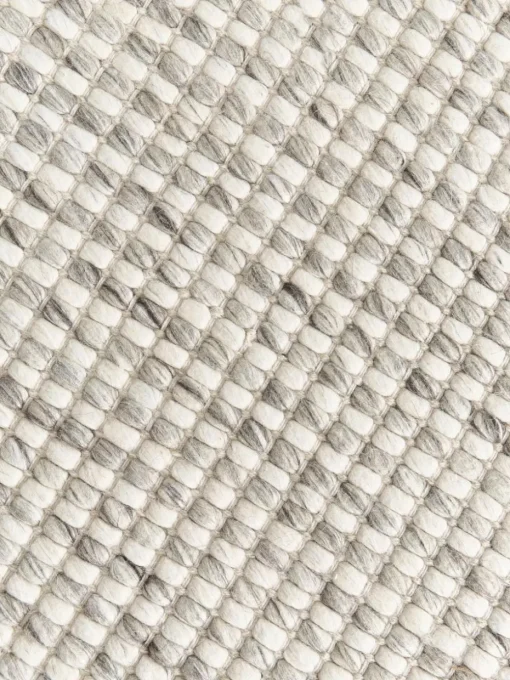 Handgewebter Kurzflor-Wollteppich Rumi
