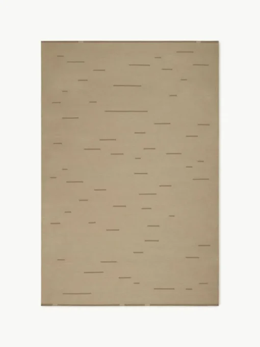 Handgewebter Wollteppich Rain