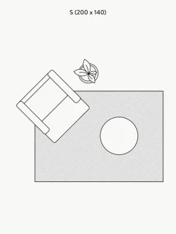Handgewebter Wollteppich Monolith