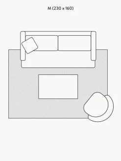 Handgewebter Wollteppich Amaro