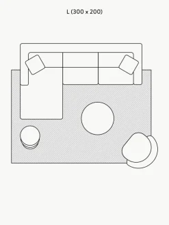 Handgewebter Wollteppich Amaro