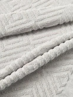 Handtuch-Set Jacqui mit Hoch-Tief-Muster, in verschiedenen Setgrößen