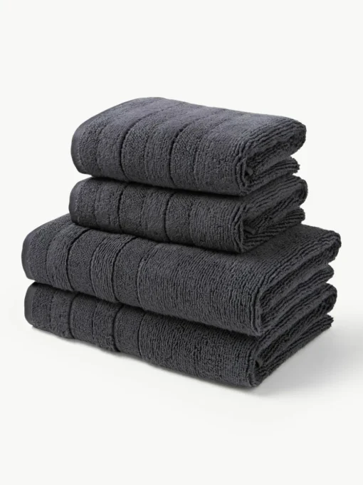Handtuch-Set Luxe mit Streifenbordüre, in verschiedenen Setgrößen