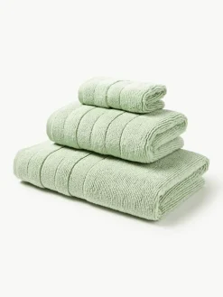 Handtuch-Set Luxe mit Streifenbordüre, in verschiedenen Setgrößen