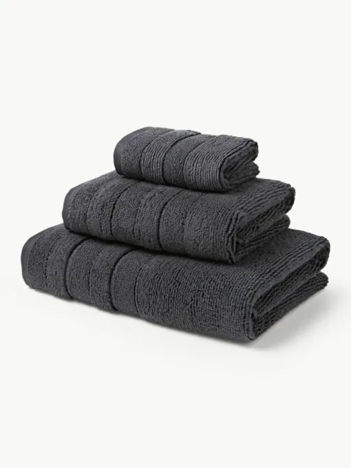 Handtuch-Set Luxe mit Streifenbordüre, in verschiedenen Setgrößen