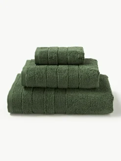 Handtuch-Set Luxe mit Streifenbordüre, in verschiedenen Setgrößen