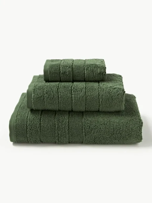 Handtuch-Set Luxe mit Streifenbordüre, in verschiedenen Setgrößen