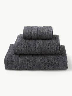 Handtuch-Set Luxe mit Streifenbordüre, in verschiedenen Setgrößen