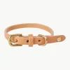 Haustier-Halsband Robin aus Leder, L 35 cm