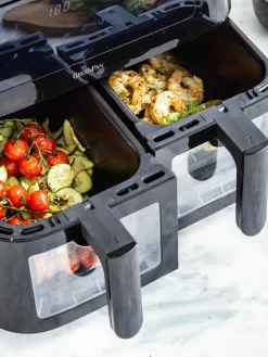 Heißluftfritteuse Bistro mit zwei Kammern
