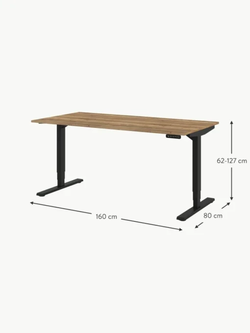 Höhenverstellbarer Schreibtisch Y-Line, in verschiedenen Größen