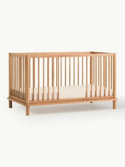 Höhenverstellbares Babybett Latitude aus Eichenholz, 70 x 140 cm