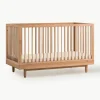 Höhenverstellbares Babybett Pure aus Eichenholz, 70 x 140 cm