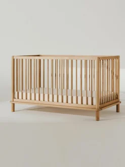 Höhenverstellbares Babybett Latitude aus Eichenholz, 70 x 140 cm