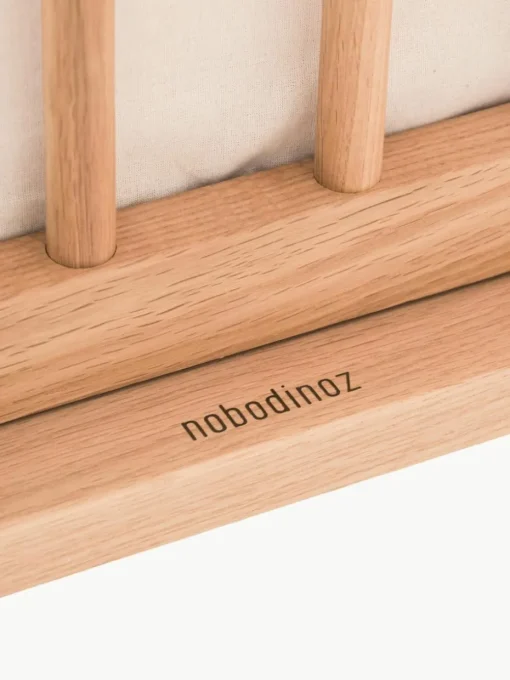 Höhenverstellbares Babybett Latitude aus Eichenholz, 70 x 140 cm