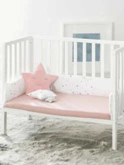 Höhenverstellbares Beistell-Babybett Sternenzauber, 45 x 90 cm