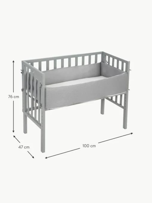 Höhenverstellbares Beistell-Babybett Sternenzauber, 45 x 90 cm