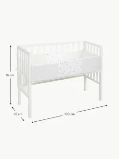 Höhenverstellbares Beistell-Babybett Sternenzauber, 45 x 90 cm