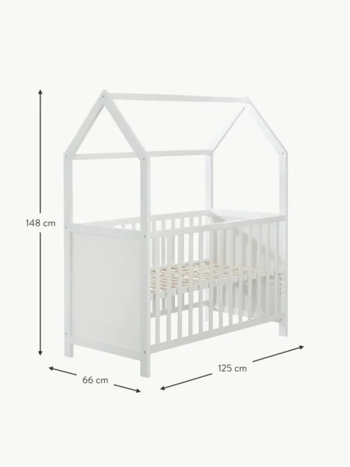 Höhenverstellbares Kinder-Hausbett Style, in verschiedenen Größen